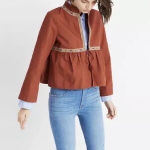 Madewell | size medium | terracotta jacket